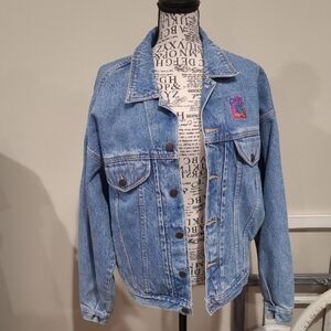 VINTAGE Jordache Original Women's SZ Sm. DENIM Jacket Trucker style boho classic